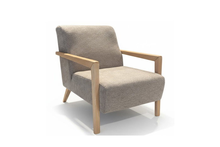 Atelier Del Sofa Lyke - Sillón de orejas Marrón Atelier Del Sofa Lyke - Sillón de orejas Marrón